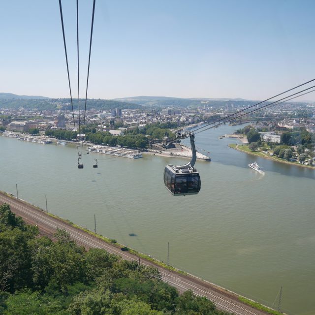 2-River Day-trip by boat to Koblenz and return from Alken - Entering Koblenz through the final locks