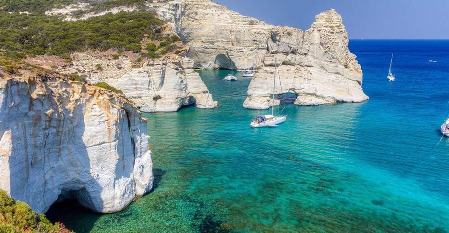 Adamas: Kleftiko Sailing Day Trip with Snorkeling and Lunch - Cape Vani and the west coast by yacht