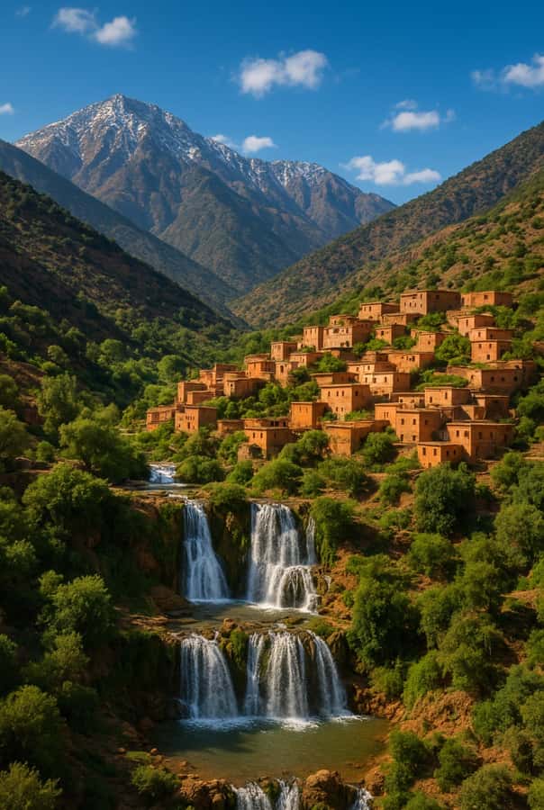 Agafay Desert & Atlas Mountain & Camel Ride Day Trip & Lunch - Berber villages and everyday Amazigh life