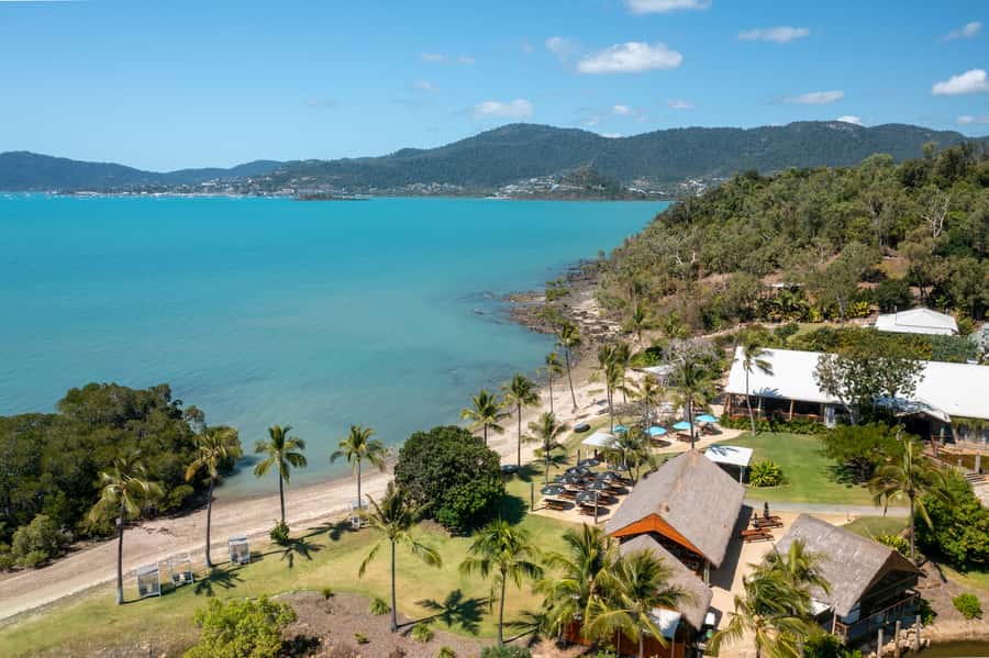 Airlie Beach: Cedar Creek Falls & Northerlies Beach Day Trip - Cedar Creek Falls, with a seasonal question mark