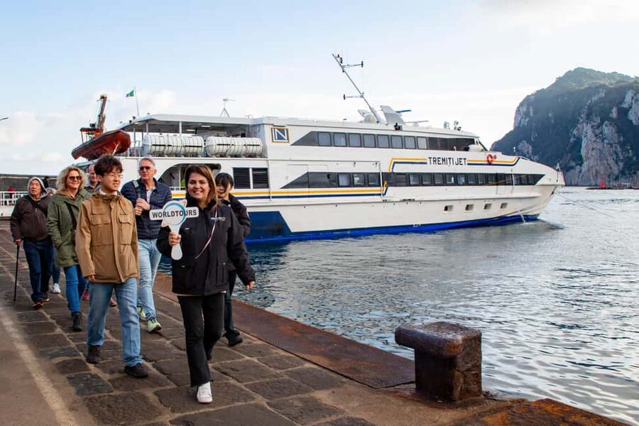 Amalfi Coast by Sea: Day Trip from Naples - The ride past Vesuvius, Capri, and Li Galli