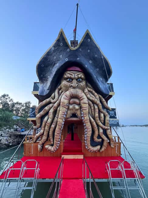 Antalya: Lara Pirate Boat Day Trip w/ Lunch & Soft Drink - Antalya’s Falez cliffs from the water