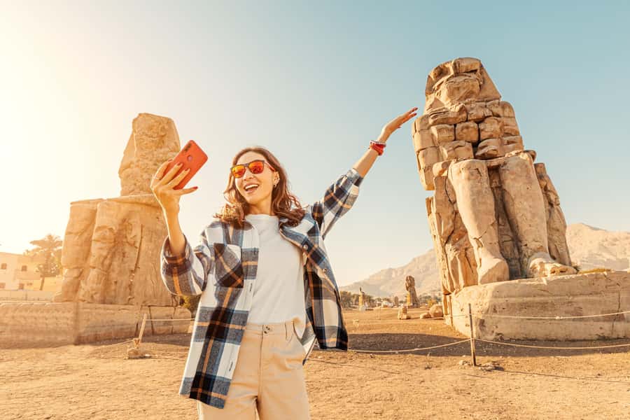 Aswan: Luxor Day Trip with Sunrise Hot Air Balloon & Felucca - A sunrise start from Aswan