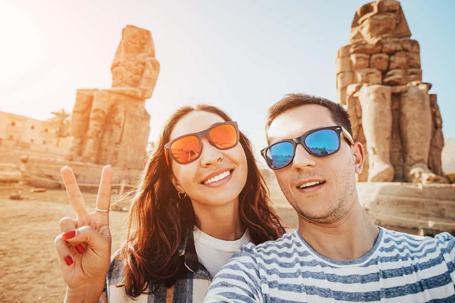 Aswan: Luxor Day Trip with Sunrise Hot Air Balloon & Felucca - Hatshepsut’s temple on the cliffs