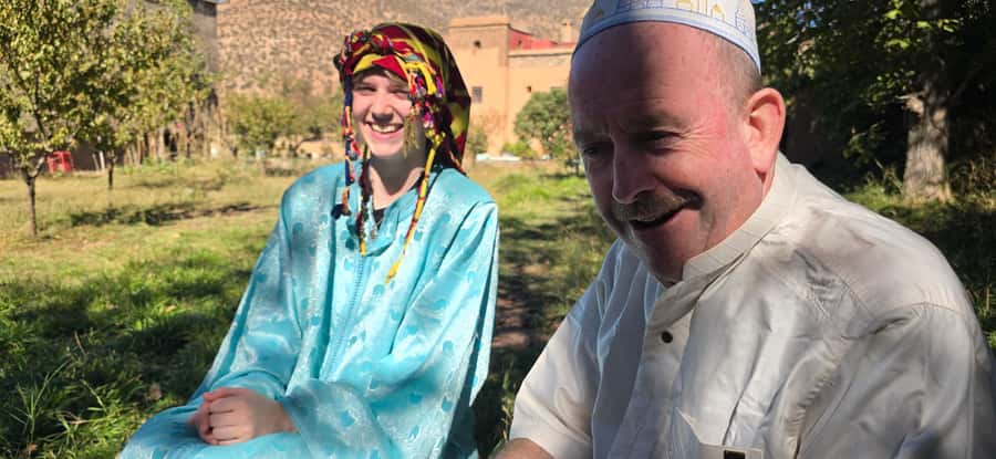 Atlas mountains hike with waterfalls & 3 valleys day trip - The return walk and changing views