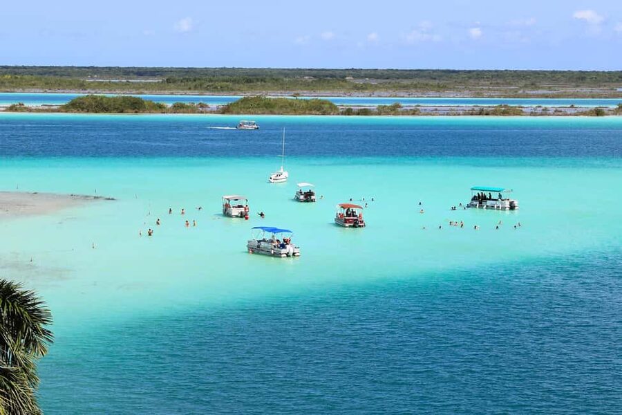 Bacalar: Lagoon, Pirate Canal, Stromatolite Day Trip w/Lunch - Bacalar’s Seven Colors, Seen from the Water