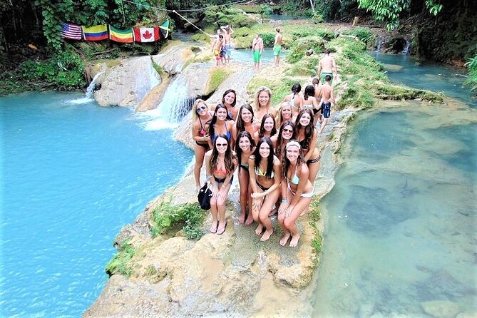 Blue Hole, Secret Falls, and Dunn's River Falls Combo Day-Trip - Dunn’s River Falls: a guided climb through moving water
