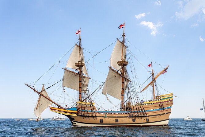 Boston to Plymouth Day-Trip including Quincy, Plimoth Patuxet and Mayflower II - Boarding Mayflower II in Plymouth