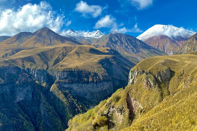 Day Trip to Kazbegi and Gudauri - Ananuri Fortress, stonework, and church frescoes