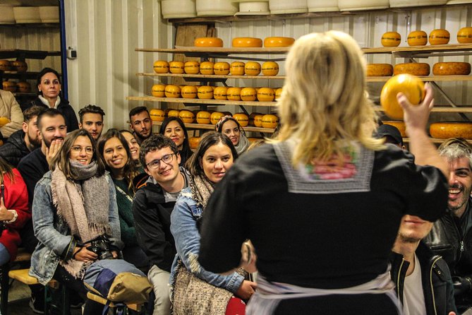 Day Trip to Zaanse Schans, Edam, Volendam and Marken from Amsterdam - Simonehoeve: cheese tasting and wooden shoes