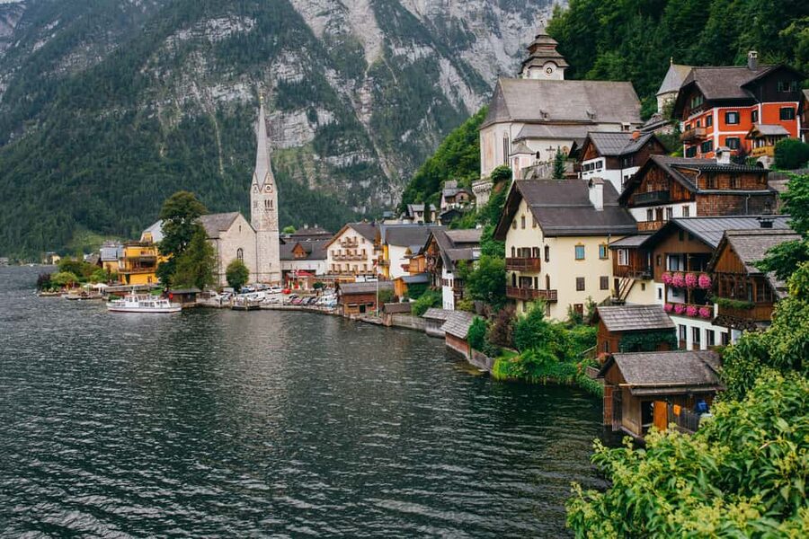 Day trips from Vienna: Hallstatt & Salzburg Guided Tour - The road through Gmunden and the Austrian Alps