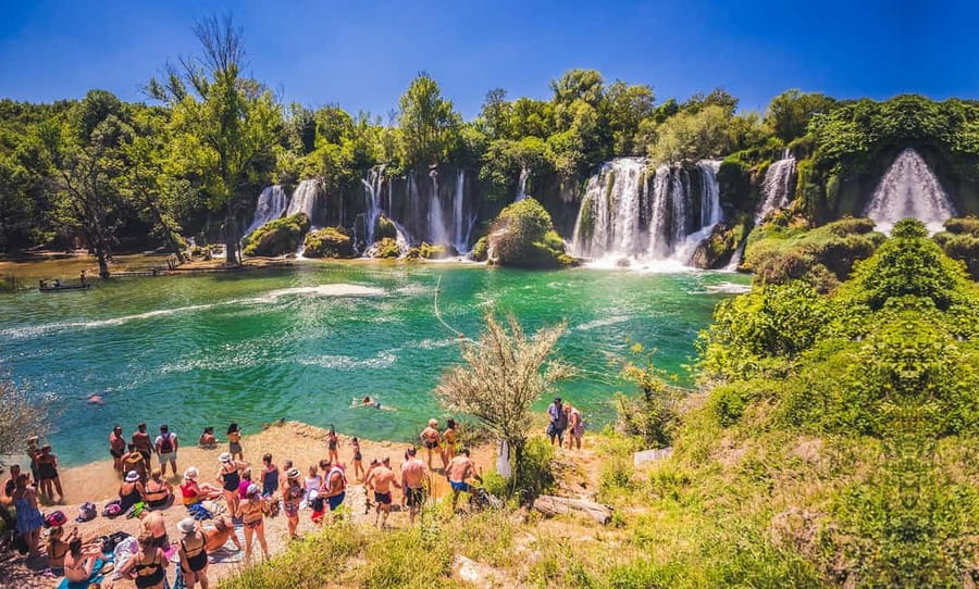 Dubrovnik: Mostar & Kravica Waterfalls Day Trip - Mostar Old Town and the Old Bridge