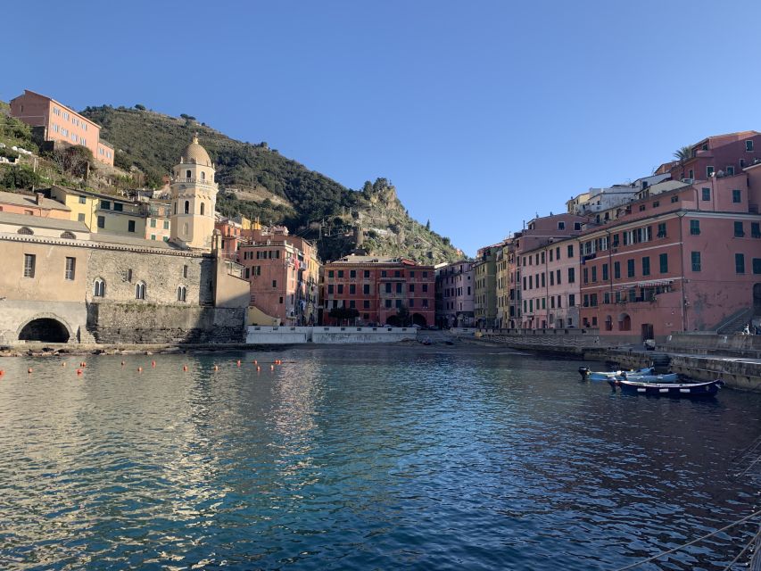 Florence: Cinque Terre Day Trip with Optional Street Food - Seeing the coast from the ferry