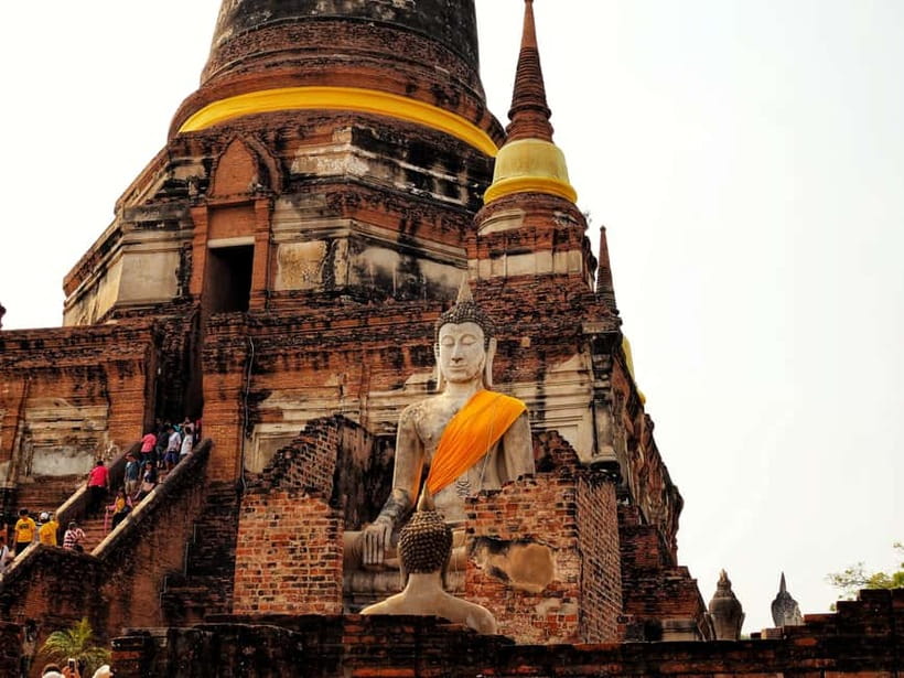 From Bangkok: Ayutthaya & Ayothaya Floating Market Day Trip - Ayothaya Floating Market: food, stalls, and a modern recreation