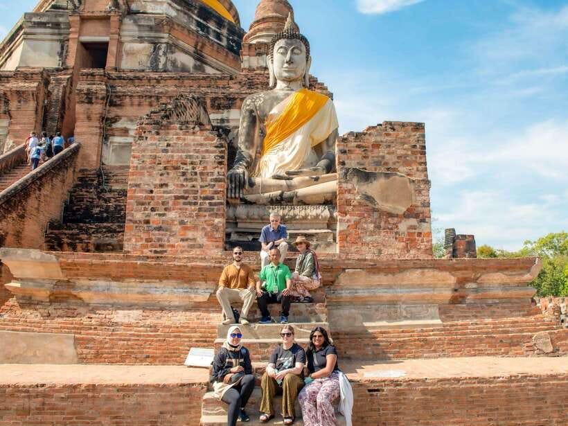 From Bangkok: Ayutthaya Historical Park Guided Day Trip - Wat Chaiwatthanaram and its tall stone towers