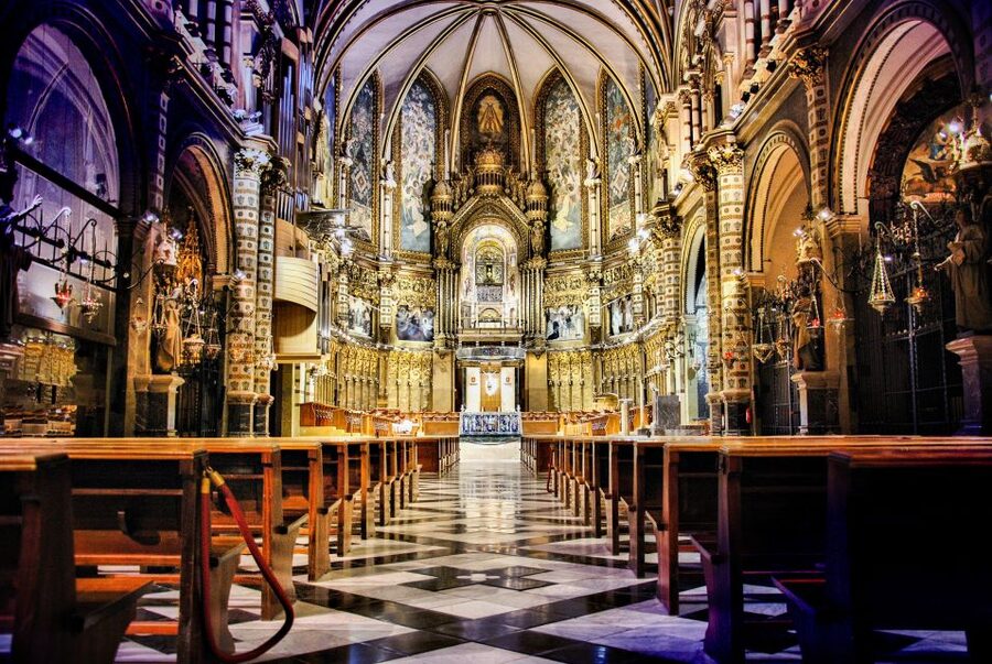 From Barcelona: Montserrat Day Trip with Optional Tickets - Inside the Benedictine monastery and basilica