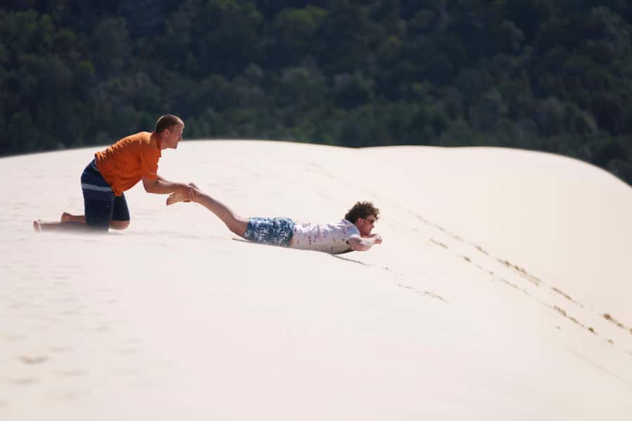 From Brisbane: Moreton Island Full-Day Trip - Transparent kayaking over clear water