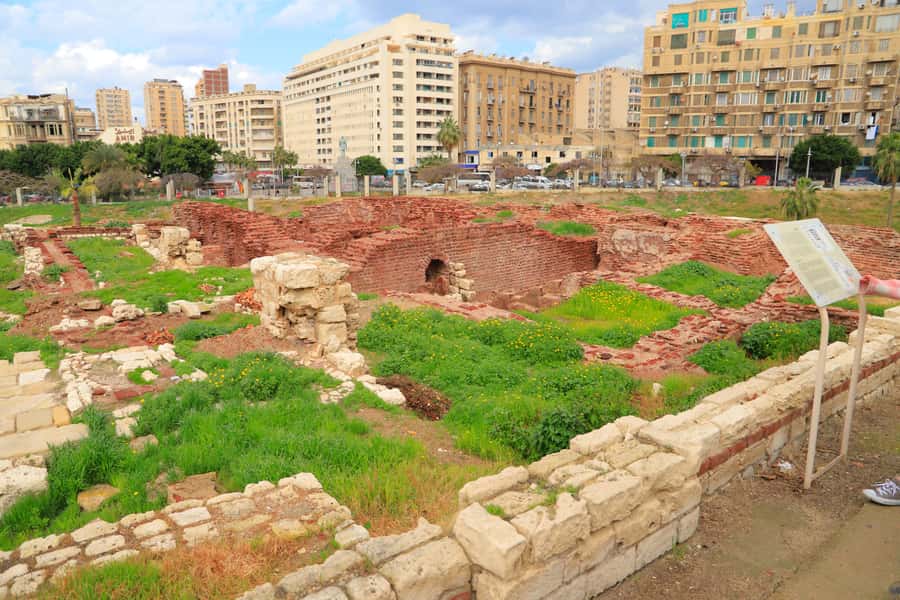 From Cairo Alexandria Catacombs, Citadel Day Trip with Lunch - Kom El-Deka and its marble Roman theater