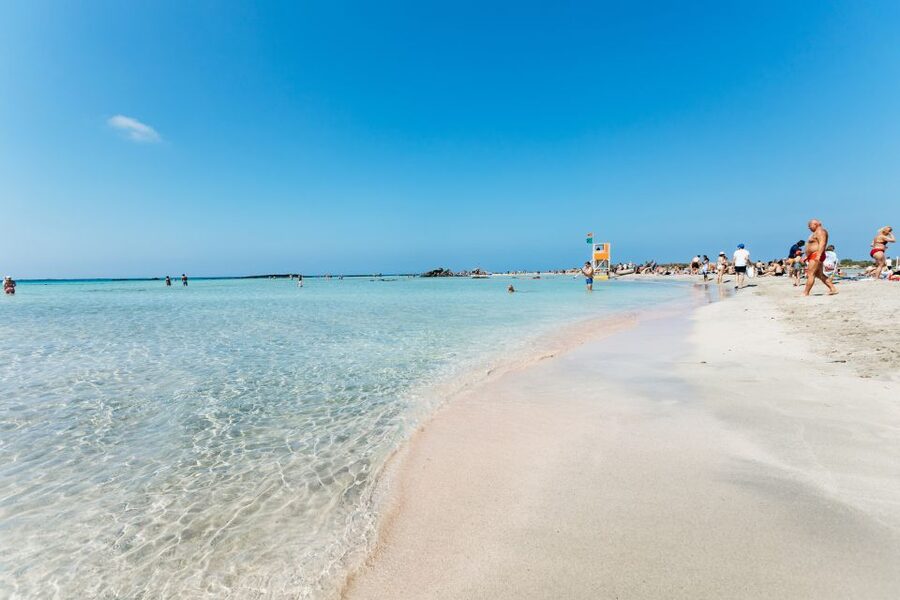 From Chania: Day Trip to Elafonisi Island Pink Sand Beach - Four hours beside clear water