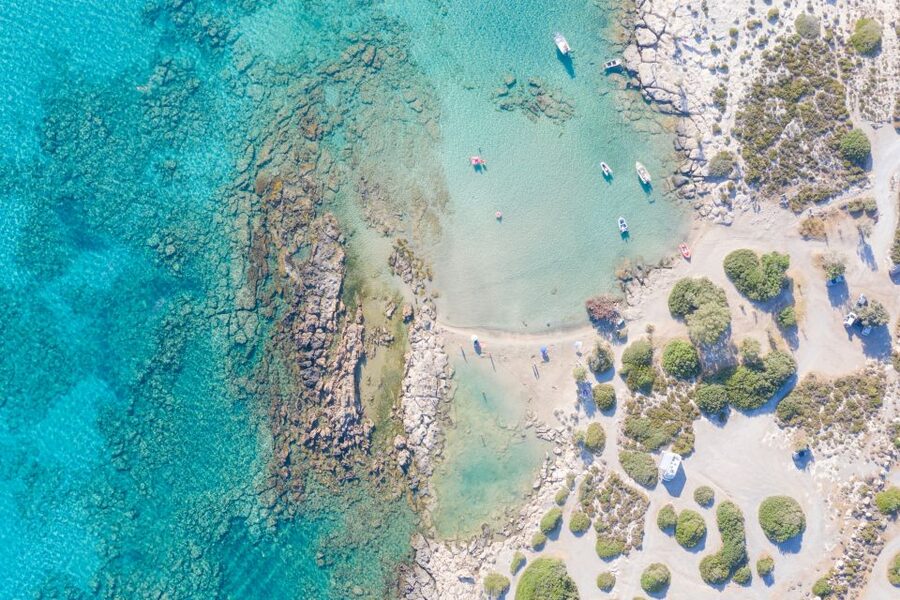 From Chania: Elafonisi Pink Sand Beach Day Trip w/ Elos Stop - Four hours to swim, sunbathe, and cross the sandbar