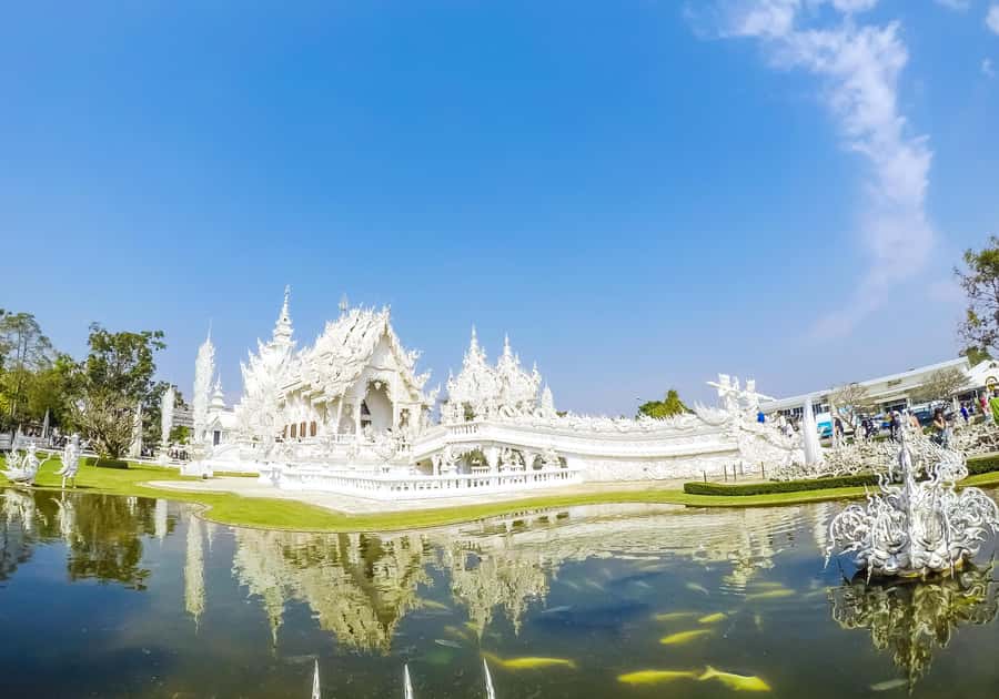 From Chiang Mai: White Temple & Golden Triangle Day Trip - The Golden Triangle from the Mekong River