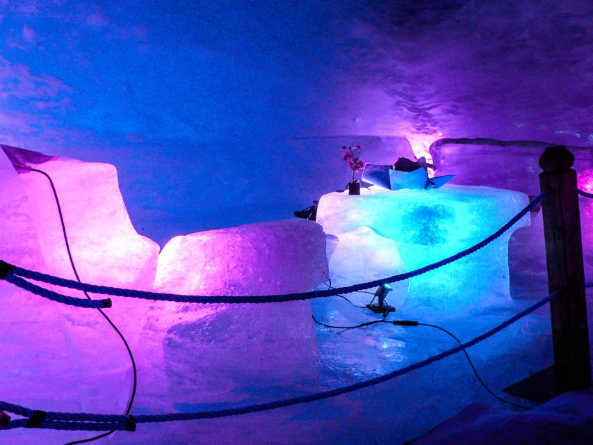 From Geneva: Day Trip to Chamonix with Cable Car and Train - The Montenvers train reaches the Mer de Glace