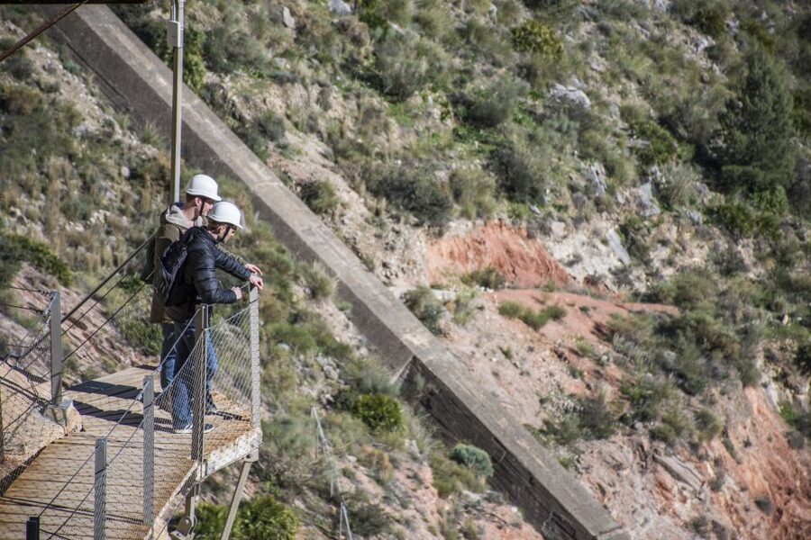 From Granada: Caminito Del Rey Day Trip - The approach walk and the first view of the cliffs