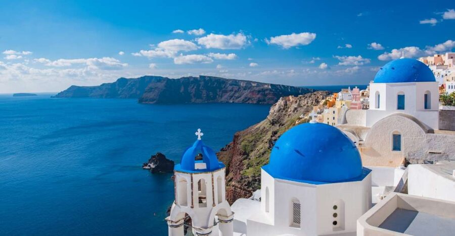 From Heraklion/Crete: Santorini Island Guided Day Trip - Fira, Santorini’s cliff-top capital