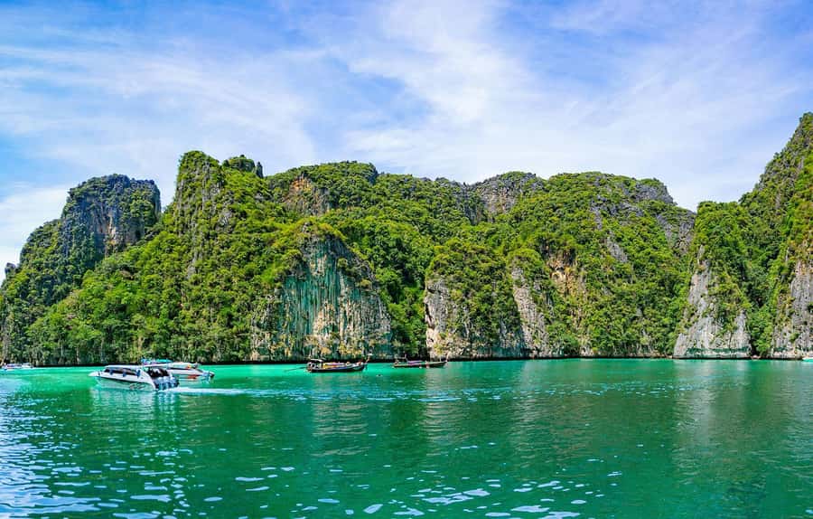 From Khao Lak: Phi Phi, Maya Bay, and Khai Islands Day Trip - Phi Phi Don, lunch, and a crowded island stop