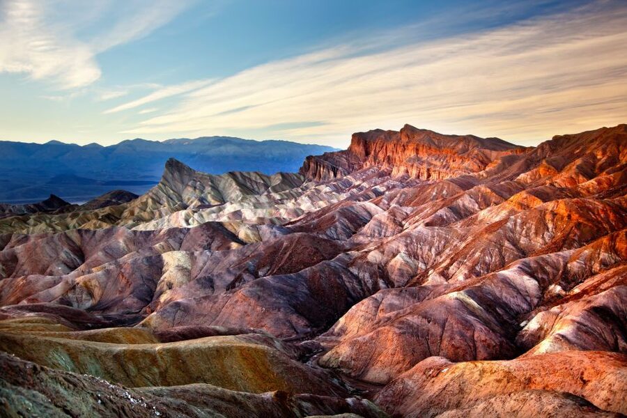 From Las Vegas: Death Valley & Rhyolite Ghost Town Day Trip - Badwater Basin shows Death Valley at its harshest