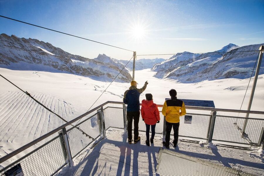 From Lucerne: Day Trip to Jungfraujoch – Top of Europe - The cogwheel train carries you into Jungfraujoch