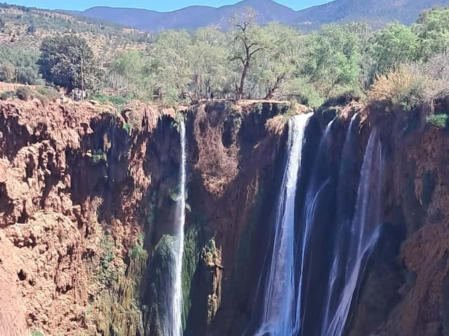 From Marrakech:Ouzoud Waterfalls Day Trip with Boat Tour - Lunch with a waterfall view