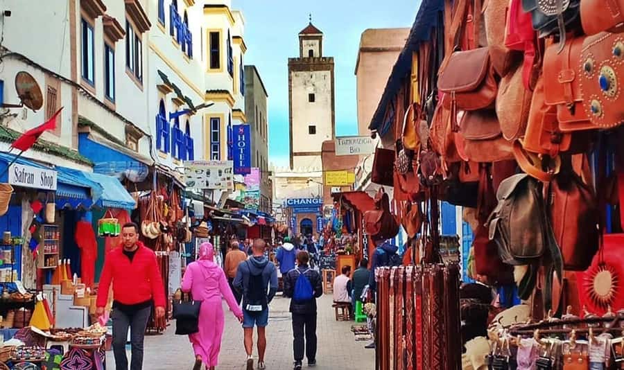 From Marrakech: Small Group to Essaouira & Sekkala Day Trip - The port, blue boats, and Skala de la Kasbah