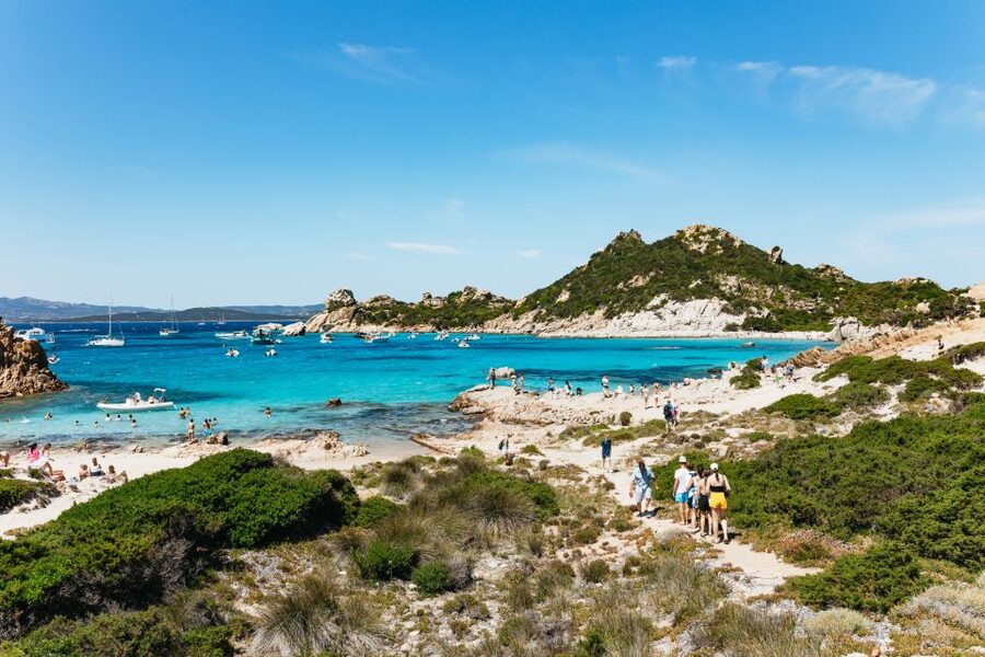 From Palau: La Maddalena Islands Full-Day Trip by Boat - Santa Maria: your second substantial beach break
