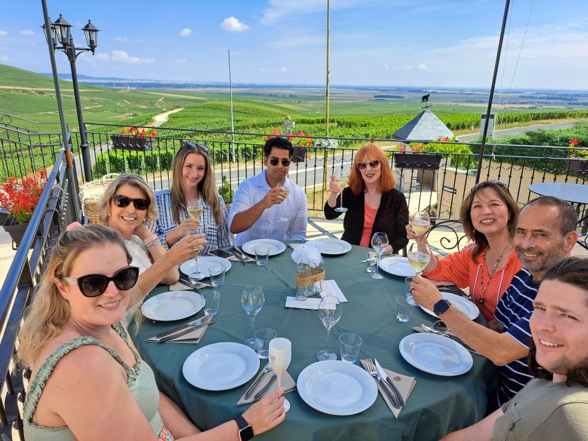 From Paris: Day Trip to Champagne with 8 Tastings & Lunch - Eight glasses, not eight identical pours
