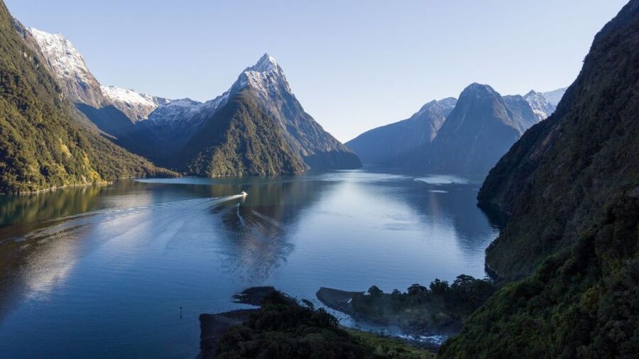 From Queenstown: Milford Sound Cruise and Coach Day Trip - Waterfalls, cliffs, and the Tasman Sea
