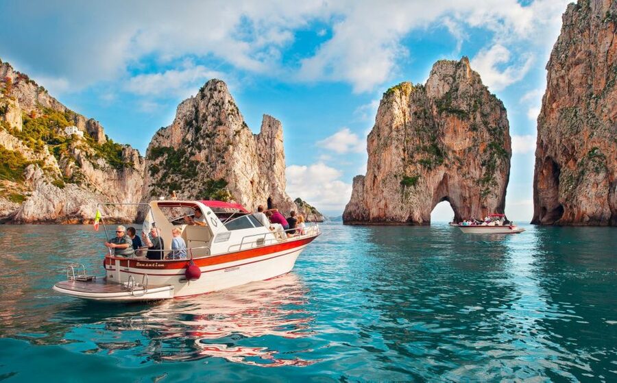 From Sorrento: Capri Island Boat Day Trip With Transfer - Seeing Capri from the water