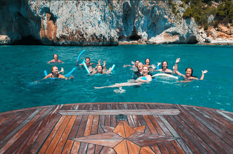 From Sorrento: Capri Island Boat Day Trip With Transfer - Food, drinks, and the easygoing boat atmosphere