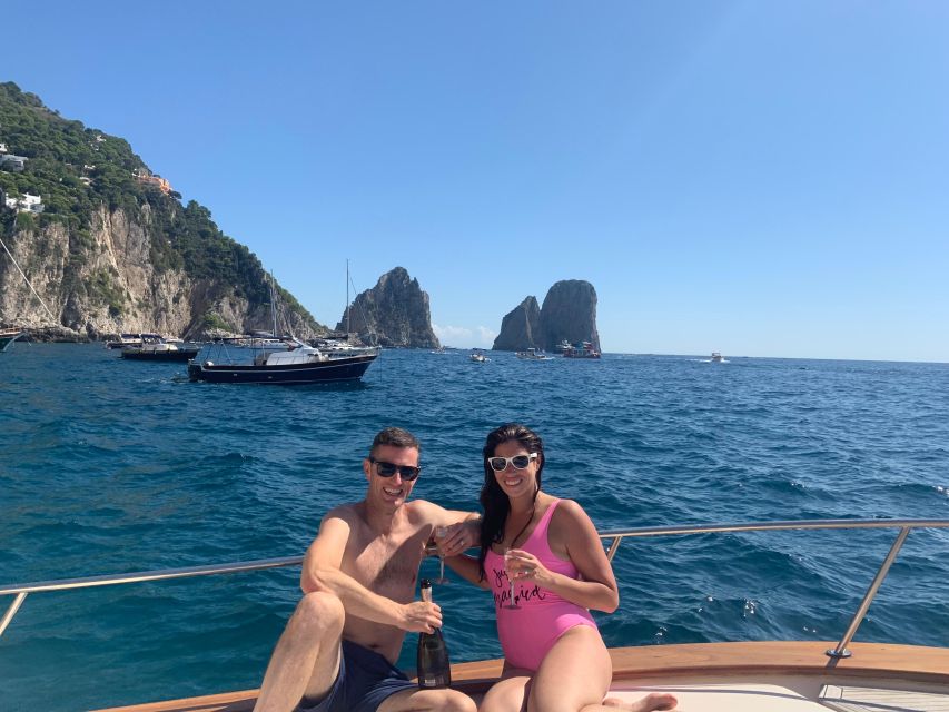 From Sorrento: Capri Island Day Trip with Boat Cruise - Swimming and snorkeling in the Capri water