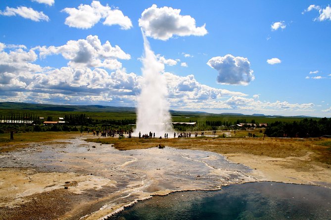 Golden Circle Day Trip with Fridheimar Greenhouse visit from Reykjavik - Strokkur and the force beneath the ground