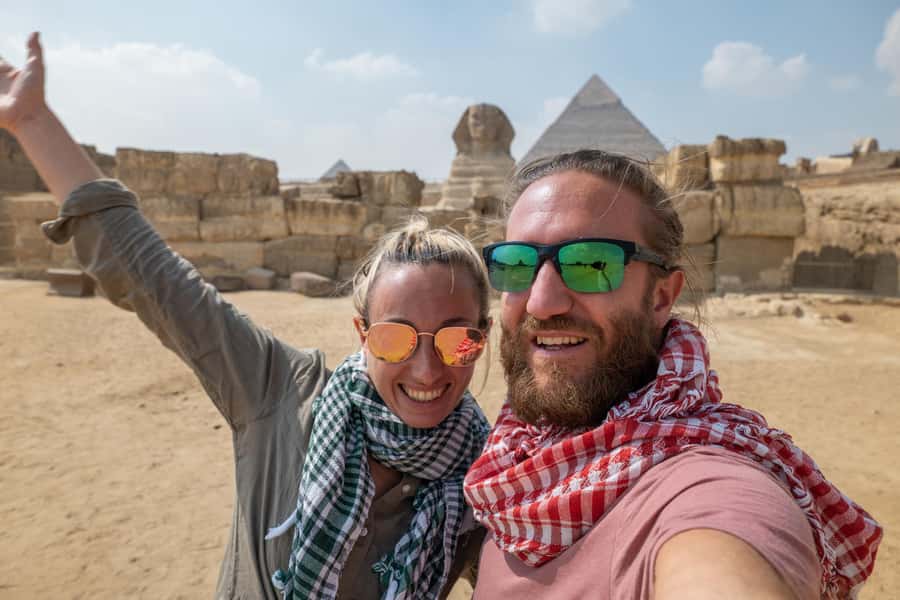 Hurghada: Full-Day Trip to Cairo by Plane - At the Giza Plateau, the scale becomes real