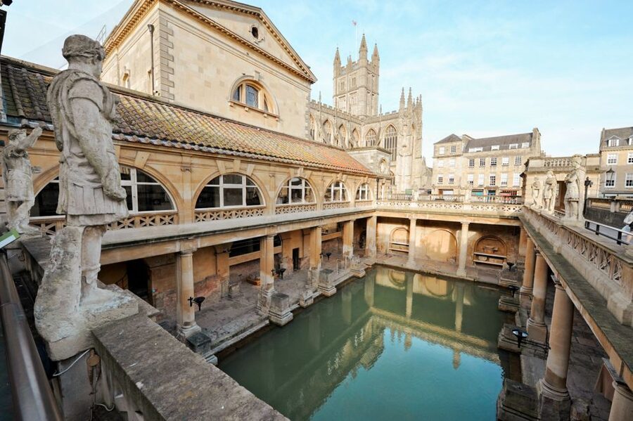 London: Stonehenge, Windsor, and Bath Day Trip by Bus - Bath, Roman water, and Georgian streets