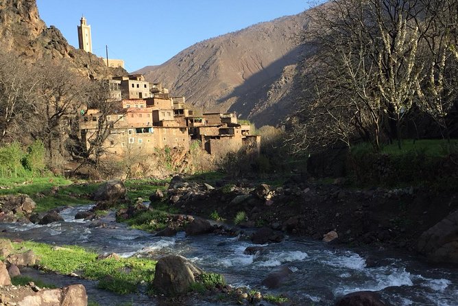 Luxury private day trip - Atlas Mountains, Agafay Desert & camels - Lunch at a family home in Imlil