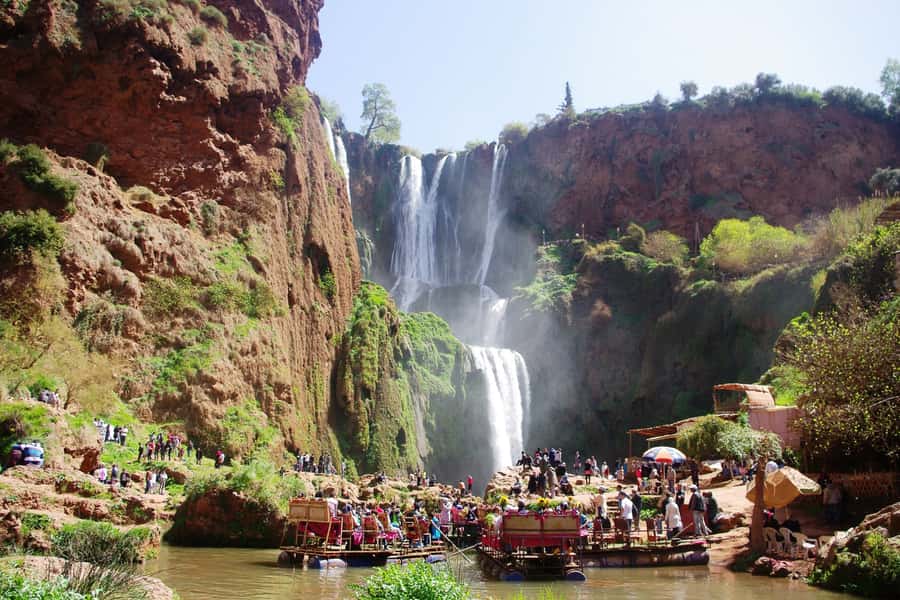 Marrakech: Ouzoud Waterfalls Guided Day Trip with Boat Ride - Swimming and free time