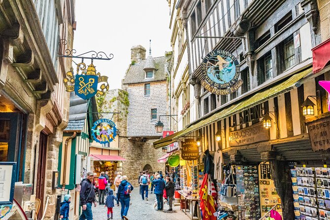 Mont Saint Michel Day Trip from Paris with English Speaking Guide - Climbing through the medieval village