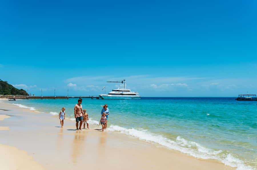 Moreton Island: Tangalooma Day Trip with ATV Quad Bike Tour - The 75-minute crossing from Brisbane