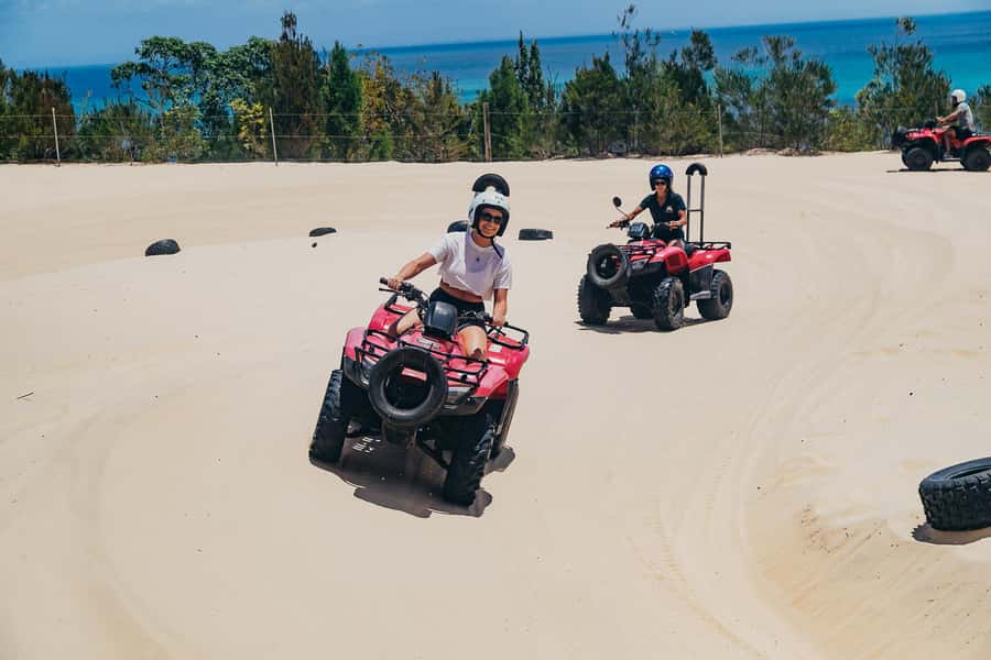 Moreton Island: Tangalooma Day Trip with ATV Quad Bike Tour - The ATV ride: fun, safe, and not a race