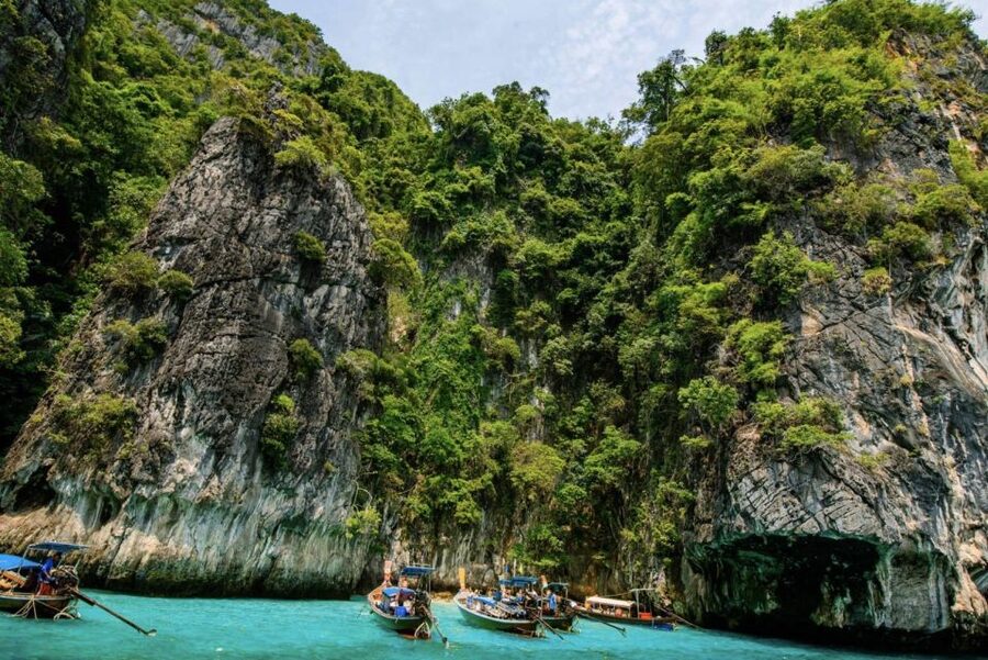 Phuket: Phi Phi Islands and Maya Bay Day Trip with Lunch - Viking Cave and the snorkeling route