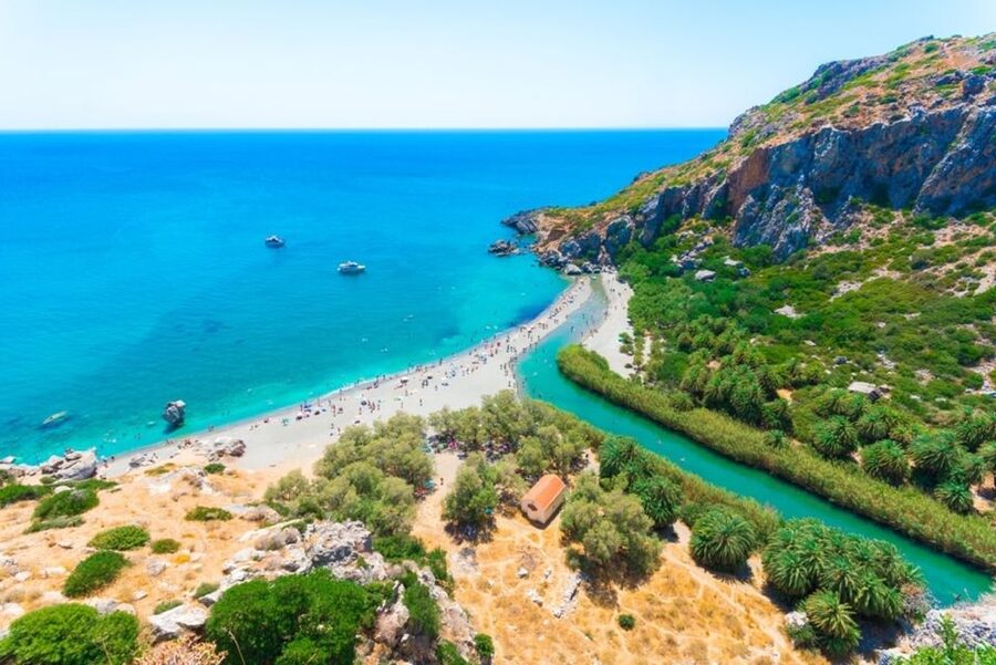 Rethymno: Preveli Beach Damnoni Beach Kourtaliotiko Day Trip - Key points at a glance