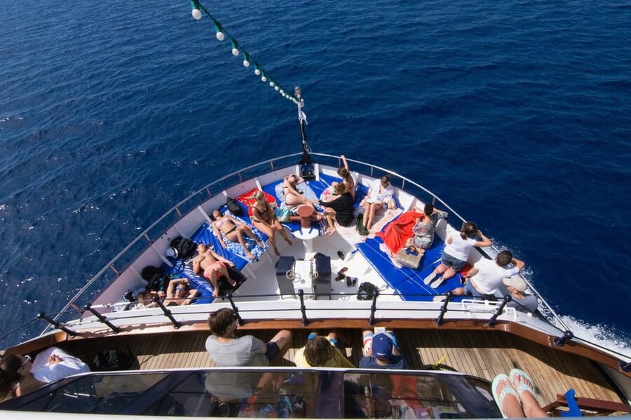 Rhodes: Lindos Cruise with 2 Swim Stops - The ride along Rhodes east coast